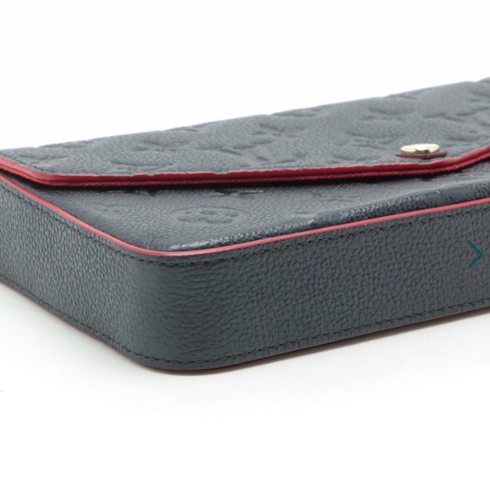 Louis Vuitton Pochette Felicie in Marine and Red - Picture 4 of 13